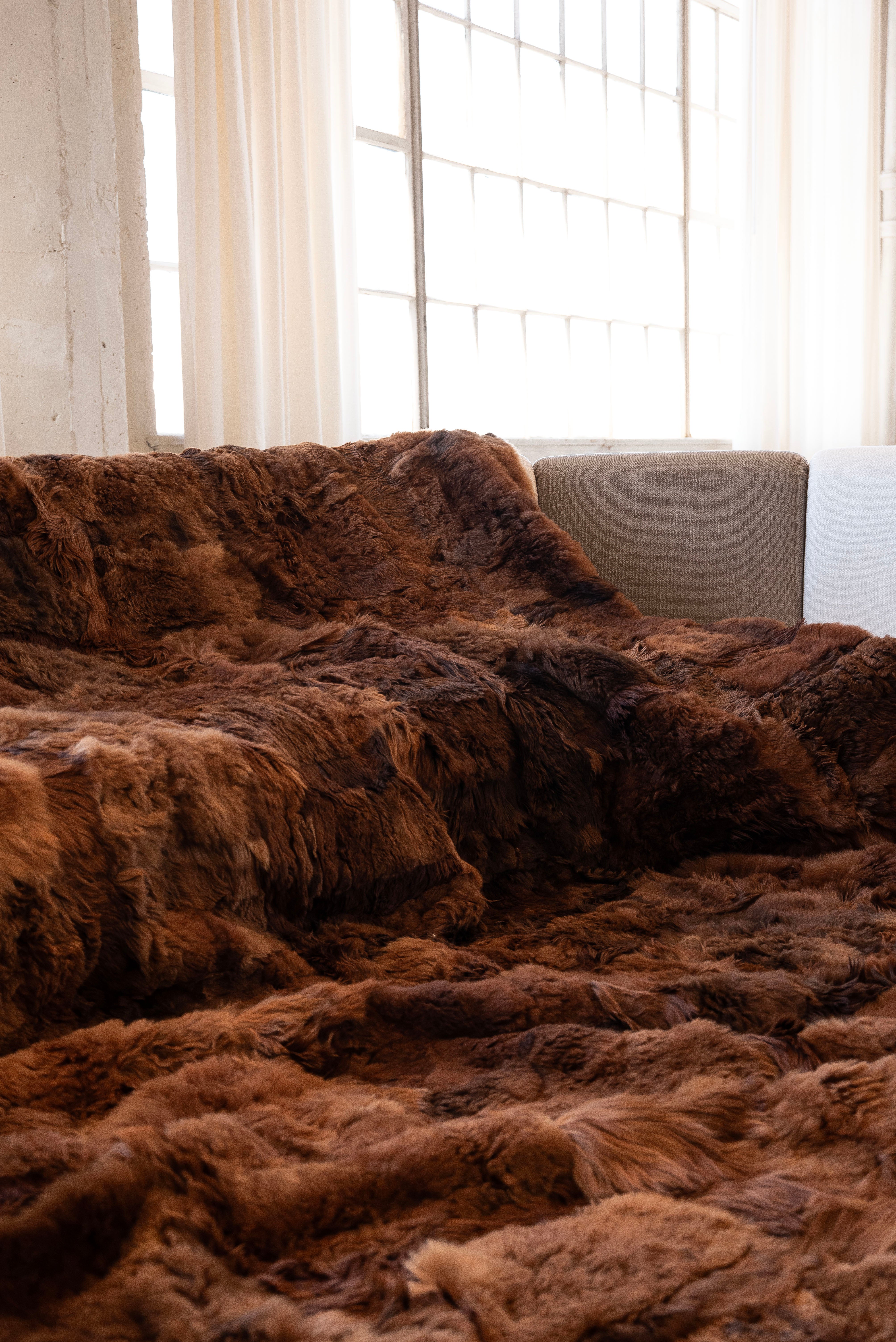Alpaca Fur - Natural Brown - Image 3